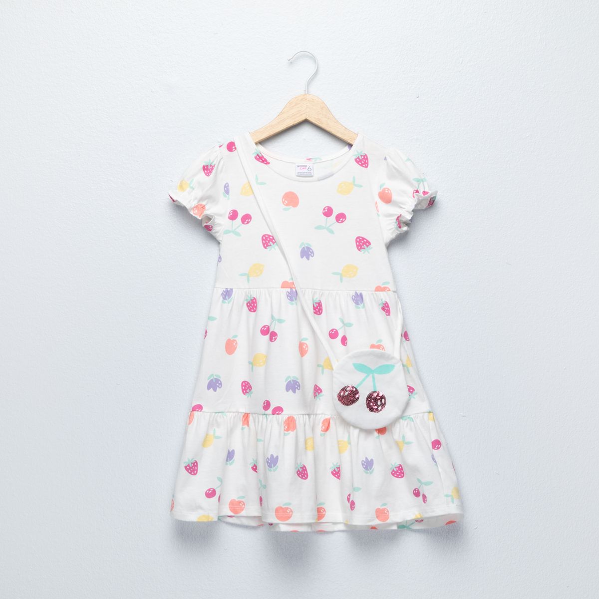 YAMP - Vestido Niña Algodón Yamp + Cartera