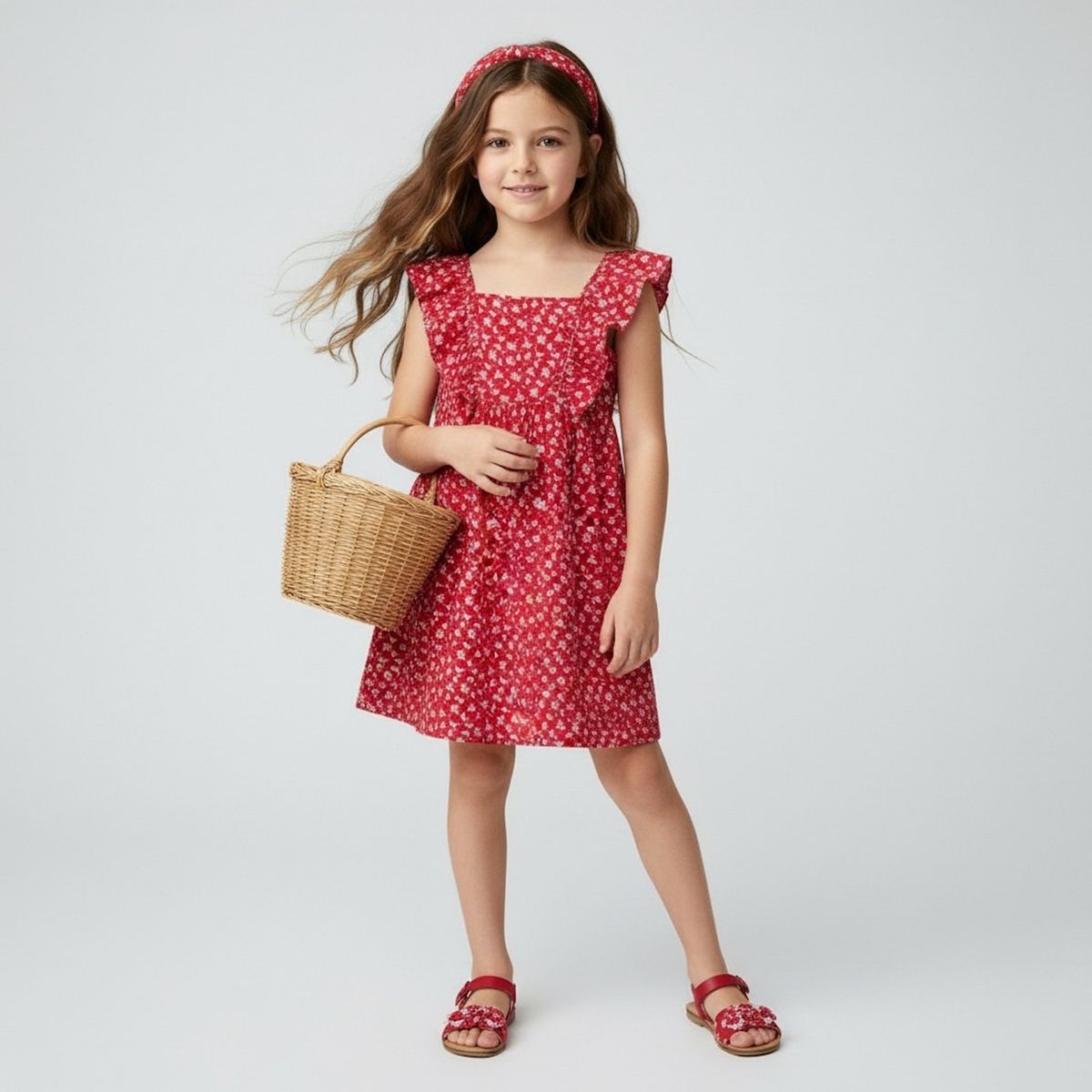 YAMP - Vestido Niña Yamp + Cintillo