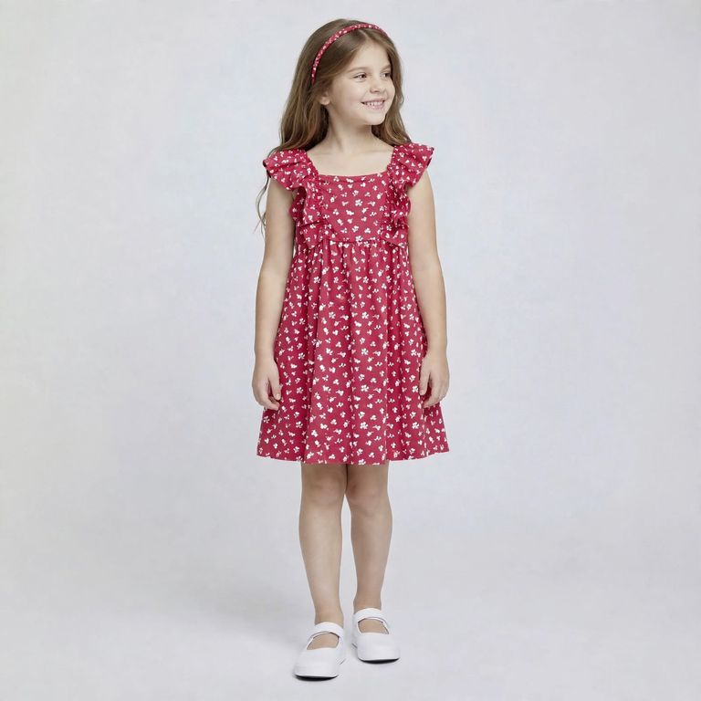 Vestido Niña + Cintillo