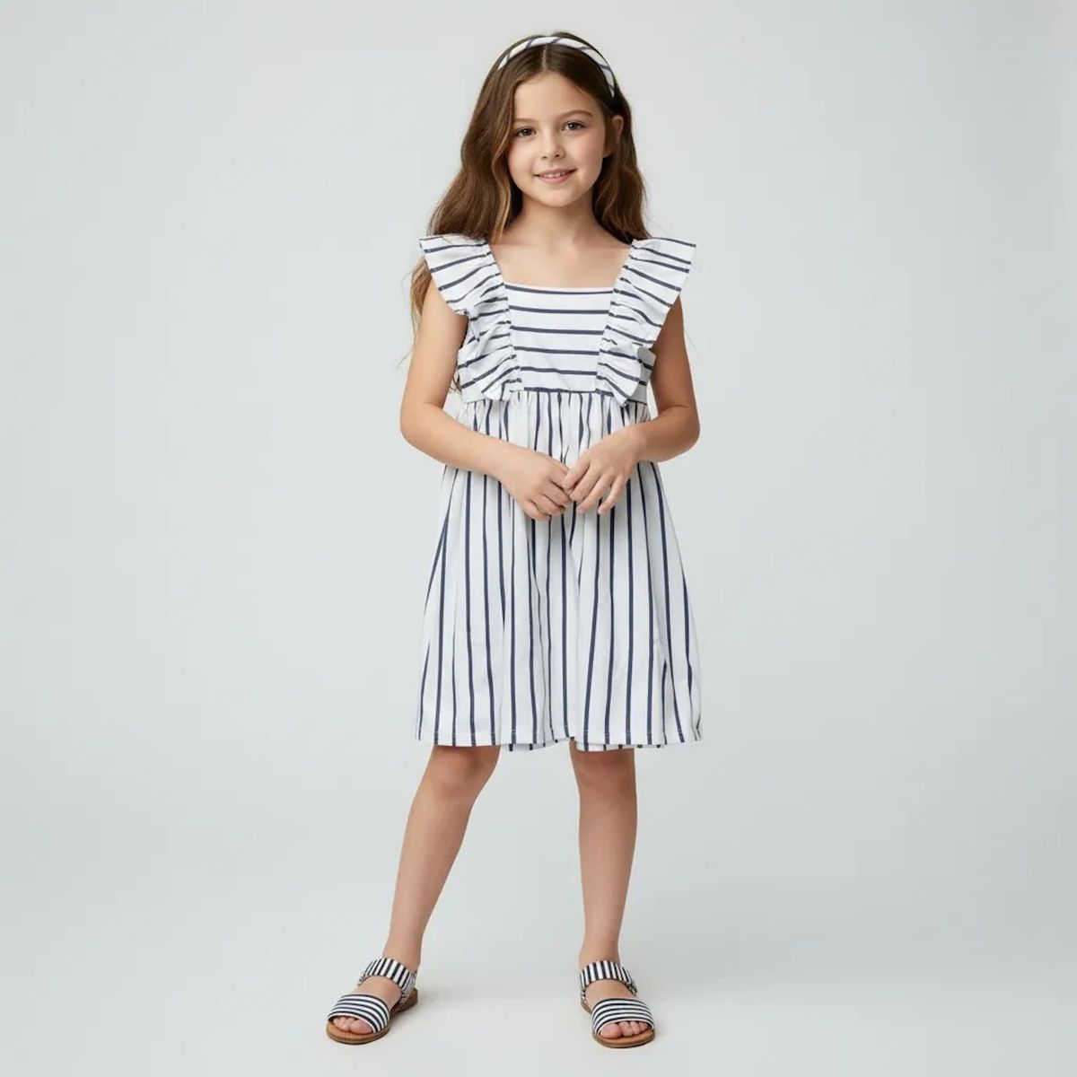 YAMP - Vestido Niña Yamp + Cintillo