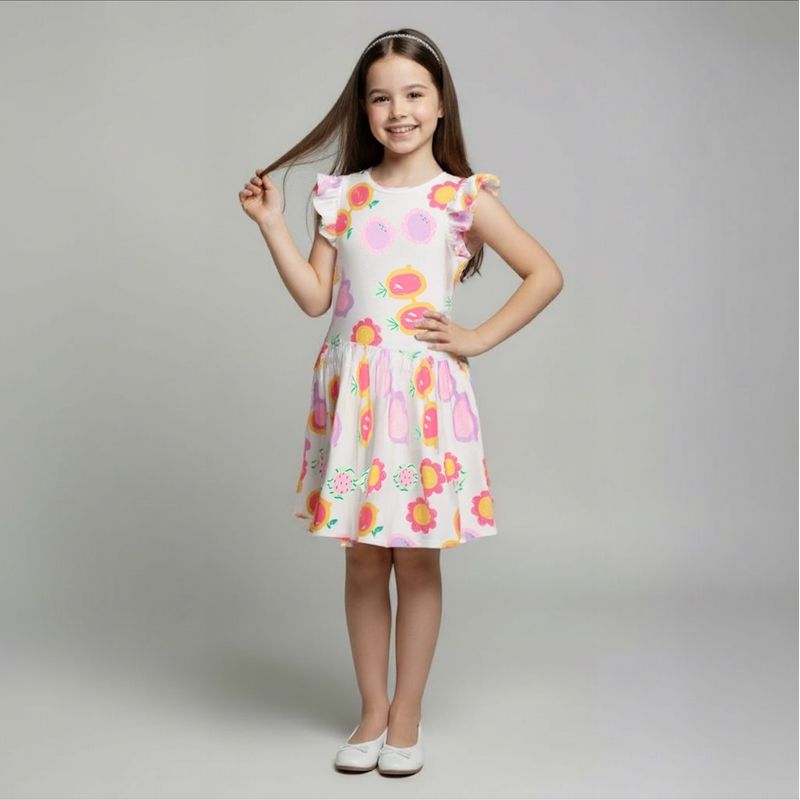 YAMP - Vestido Niña Algodón Yamp