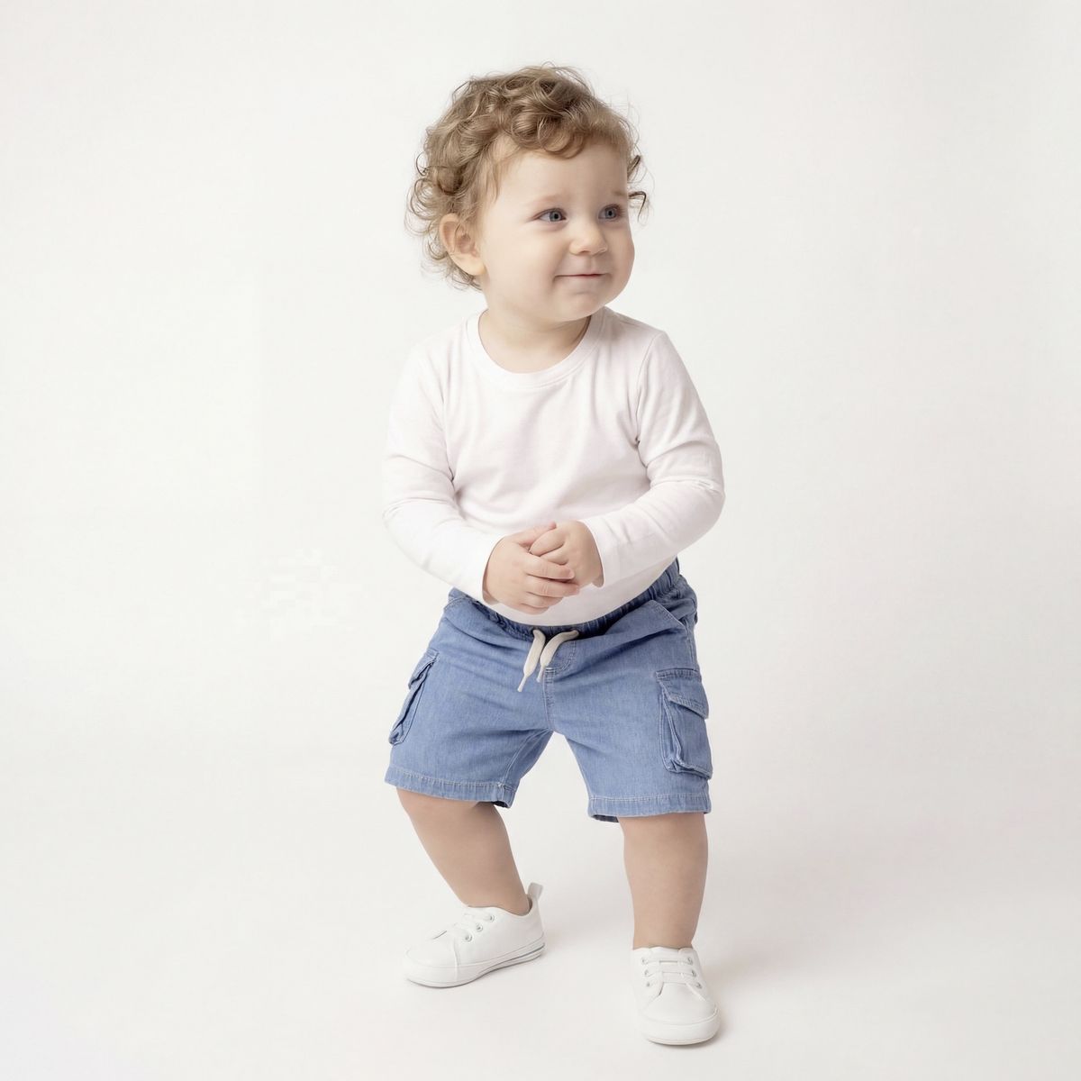 YAMP - Short Bebé Niño Algodón Yamp