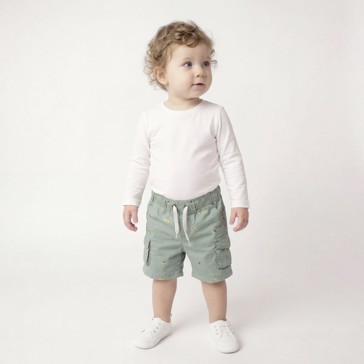 YAMP - Short Bebé Niño Algodón Yamp