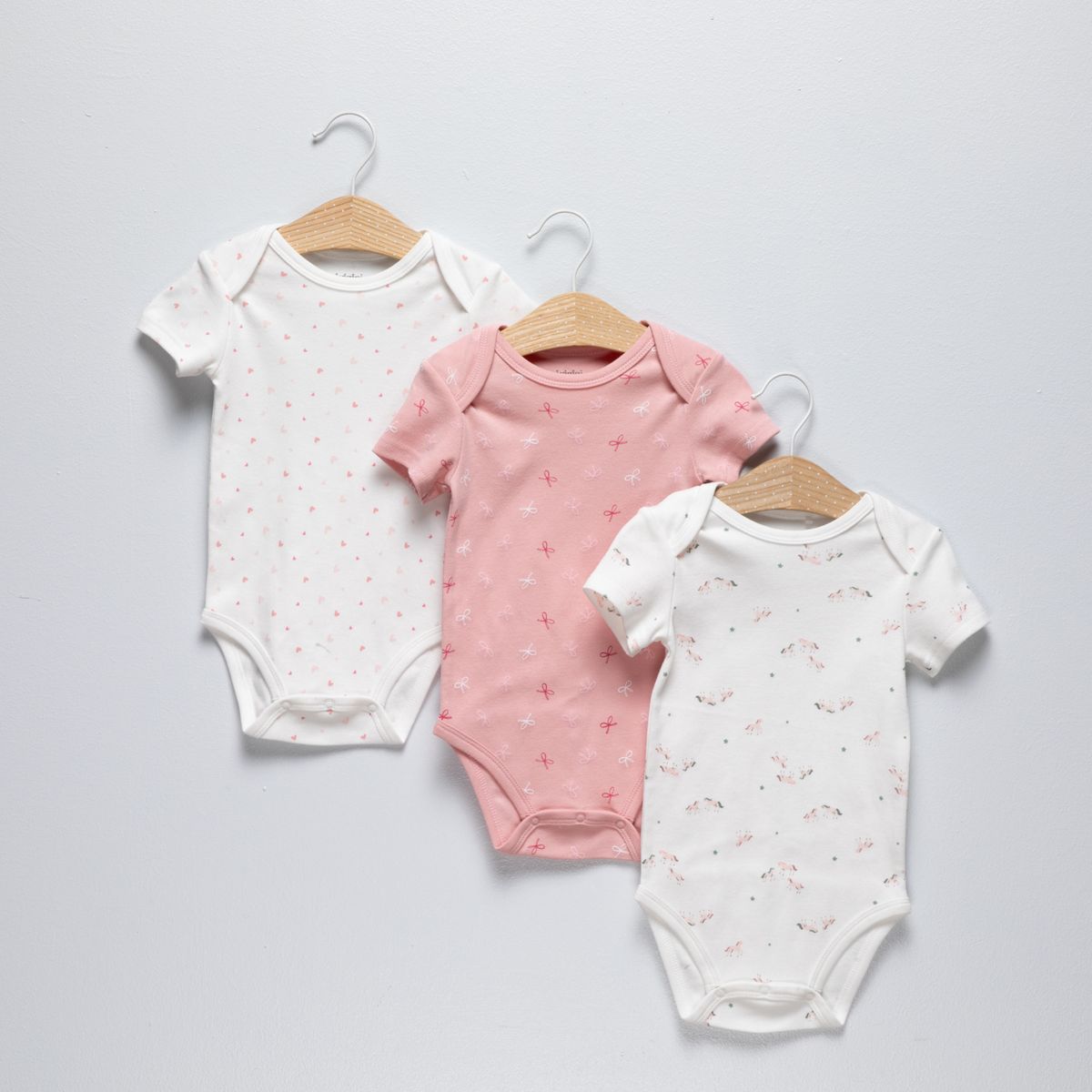 YAMP - Pack 3 Bodys Bebé Niña Algodón Yamp