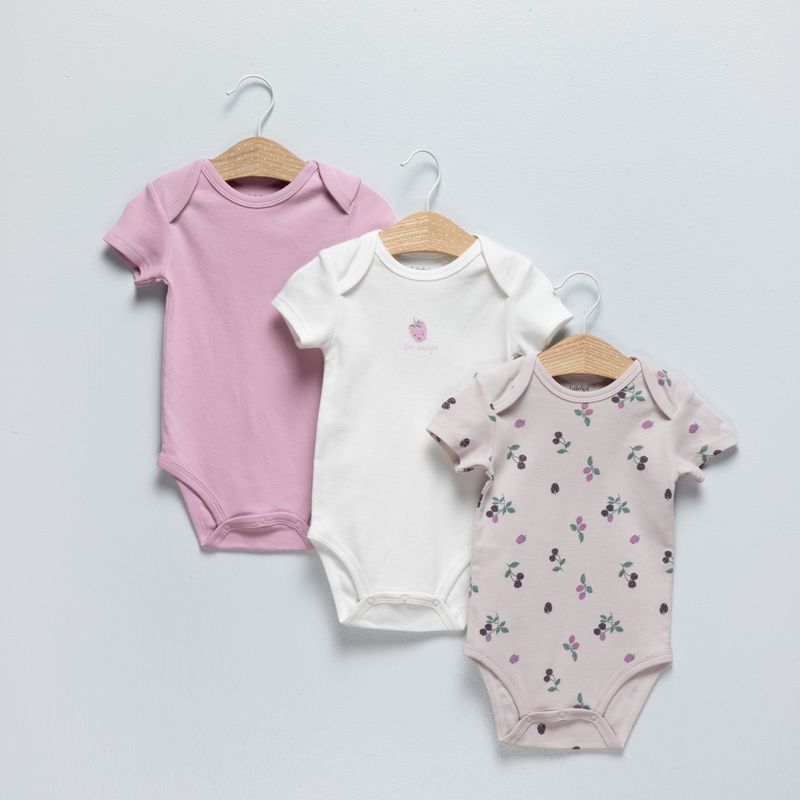 YAMP - Pack 3 Bodys Bebé Niña Algodón Yamp