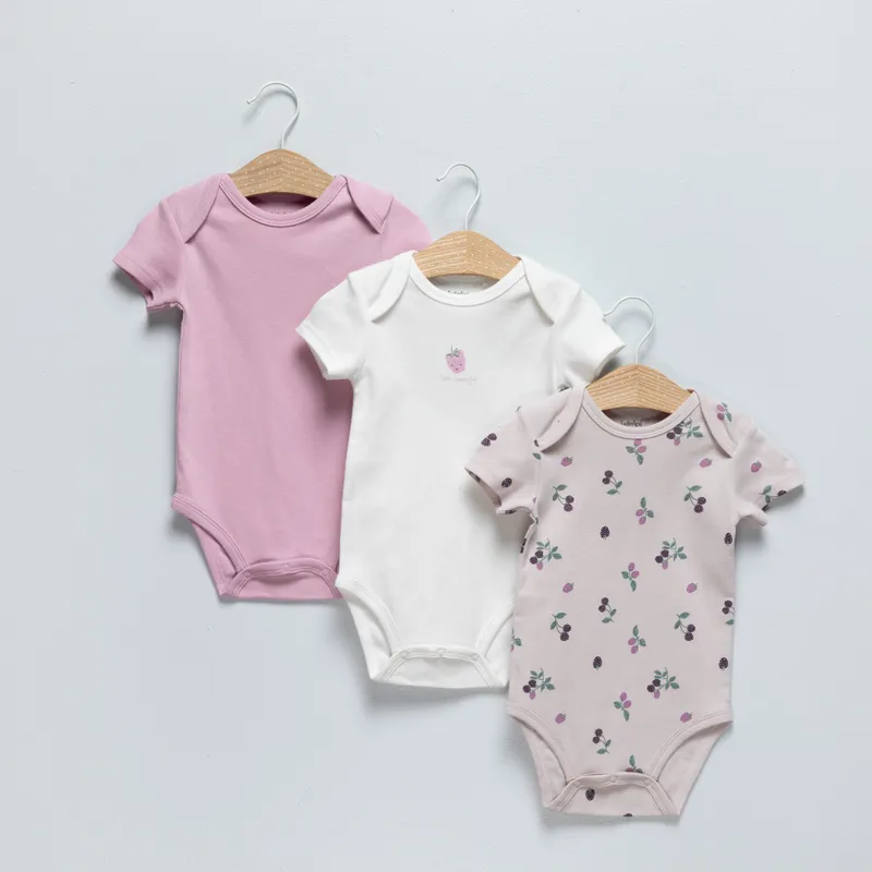 YAMP - Pack 3 Bodys Bebé Niña Algodón Yamp