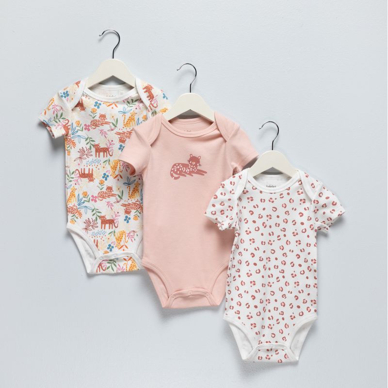 YAMP - Pack 3 Bodys Bebé Niña Algodón Yamp