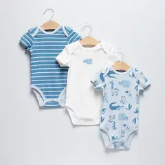YAMP - Pack 3 Bodys Bebé Niño Algodón