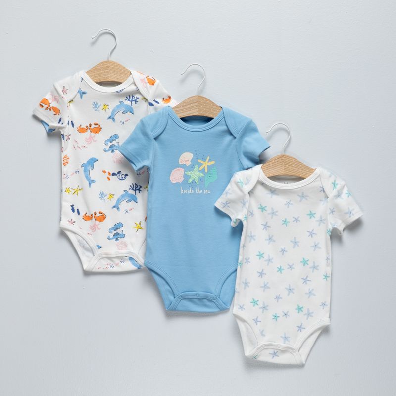 YAMP - Pack 3 Bodys Bebé Niño Algodón Yamp