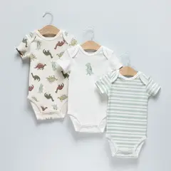 YAMP - Pack 3 Bodys Bebé Niño Algodón