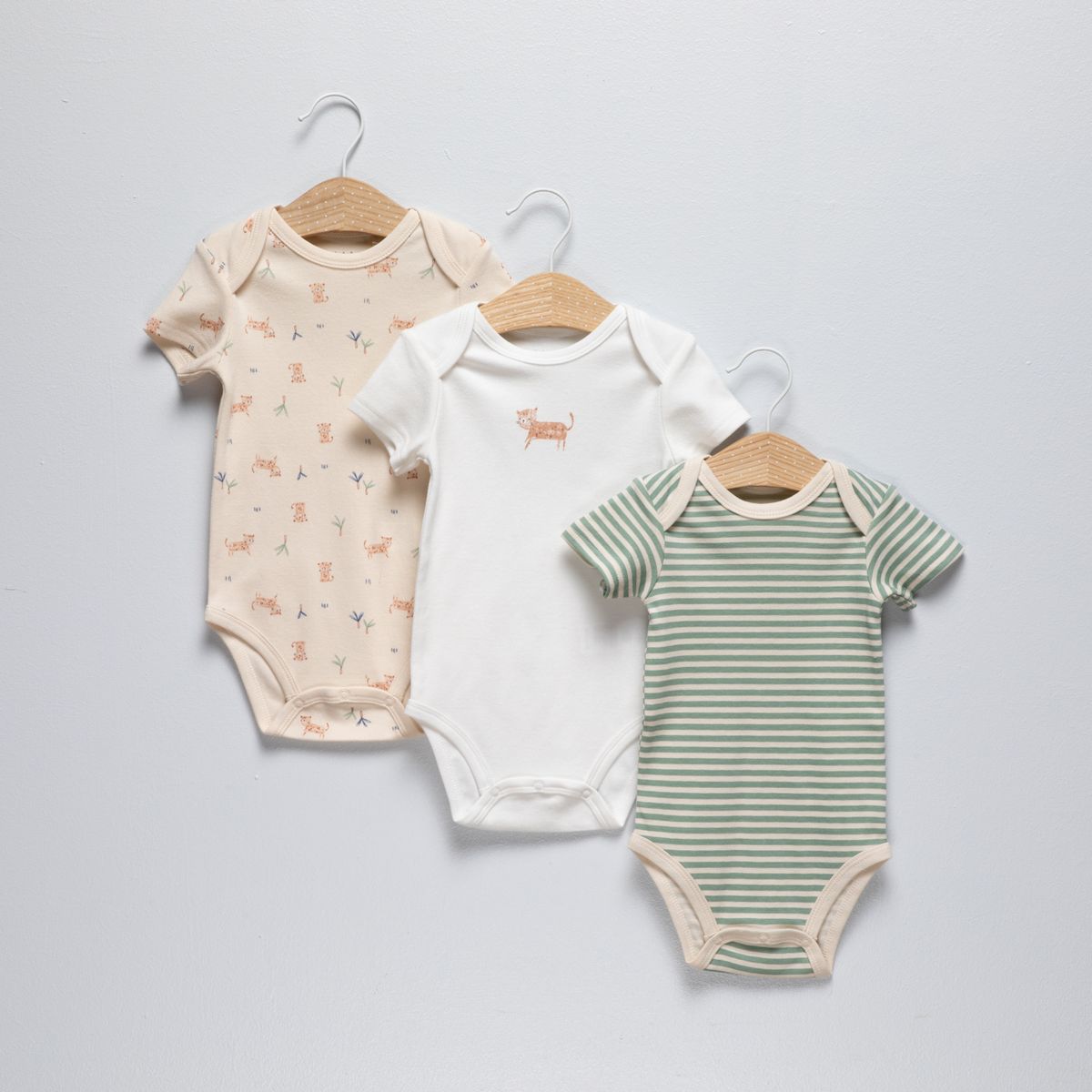 YAMP - Pack 3 Bodys Bebé Niño Algodón Yamp