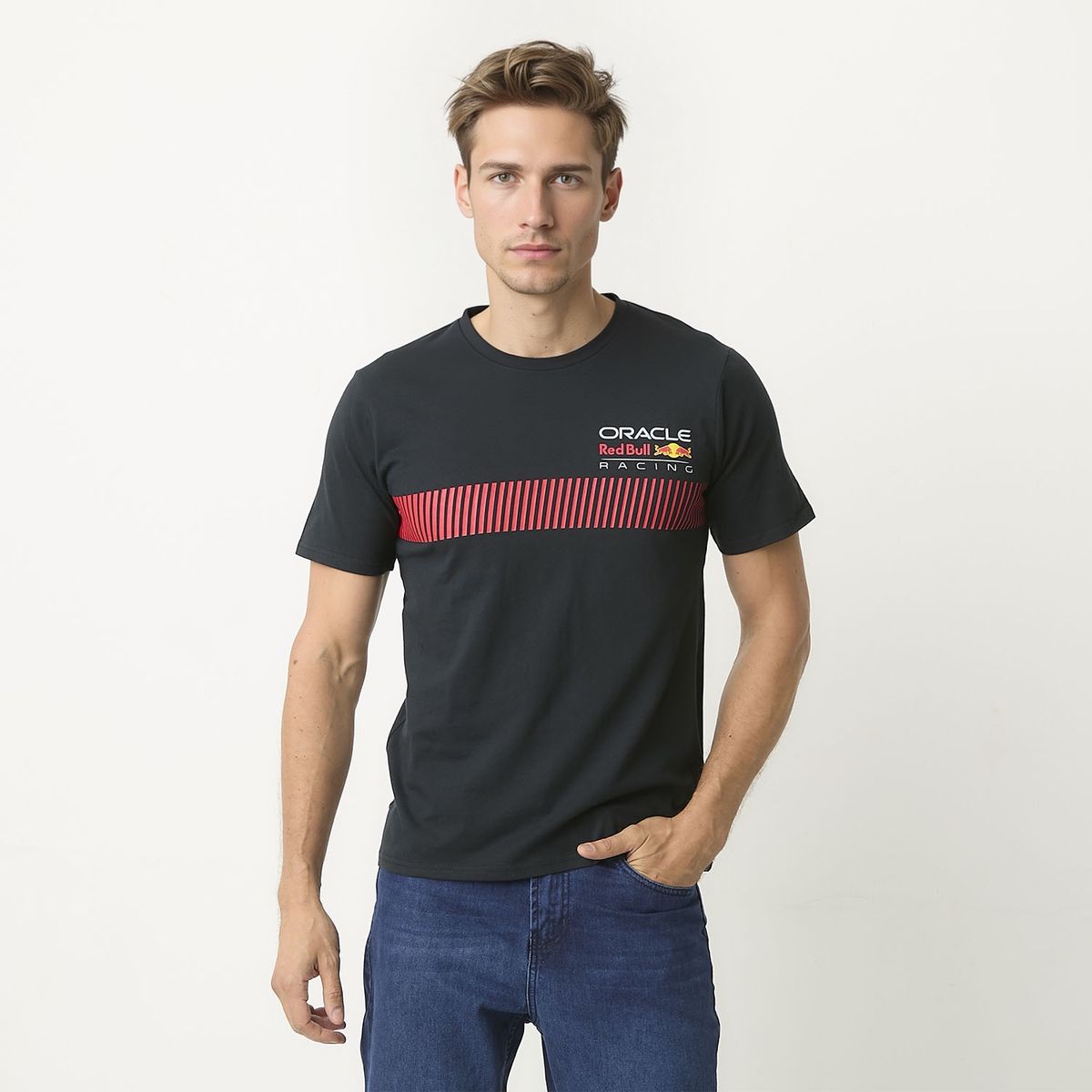 RED BULL - Polera Manga Corta Hombre Red Bull