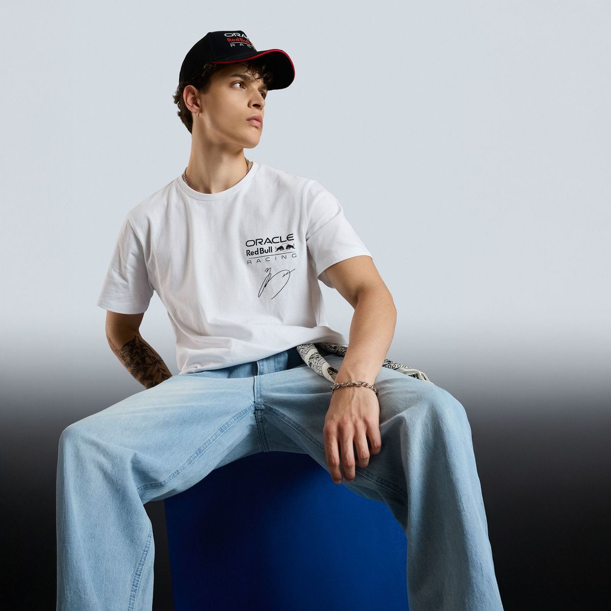 RED BULL - Polera Manga Corta Hombre Red Bull