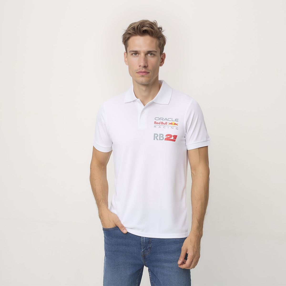 RED BULL - Polera Manga Corta Dryfit Hombre Red Bull