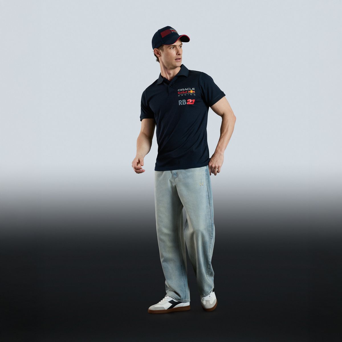 RED BULL - Polera Manga Corta Dryfit Hombre Red Bull
