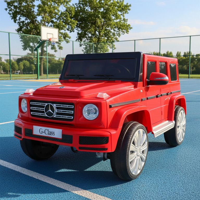 MERCEDES BENZ Auto Eléctrico Para Niños: AMG 12V Rojo
