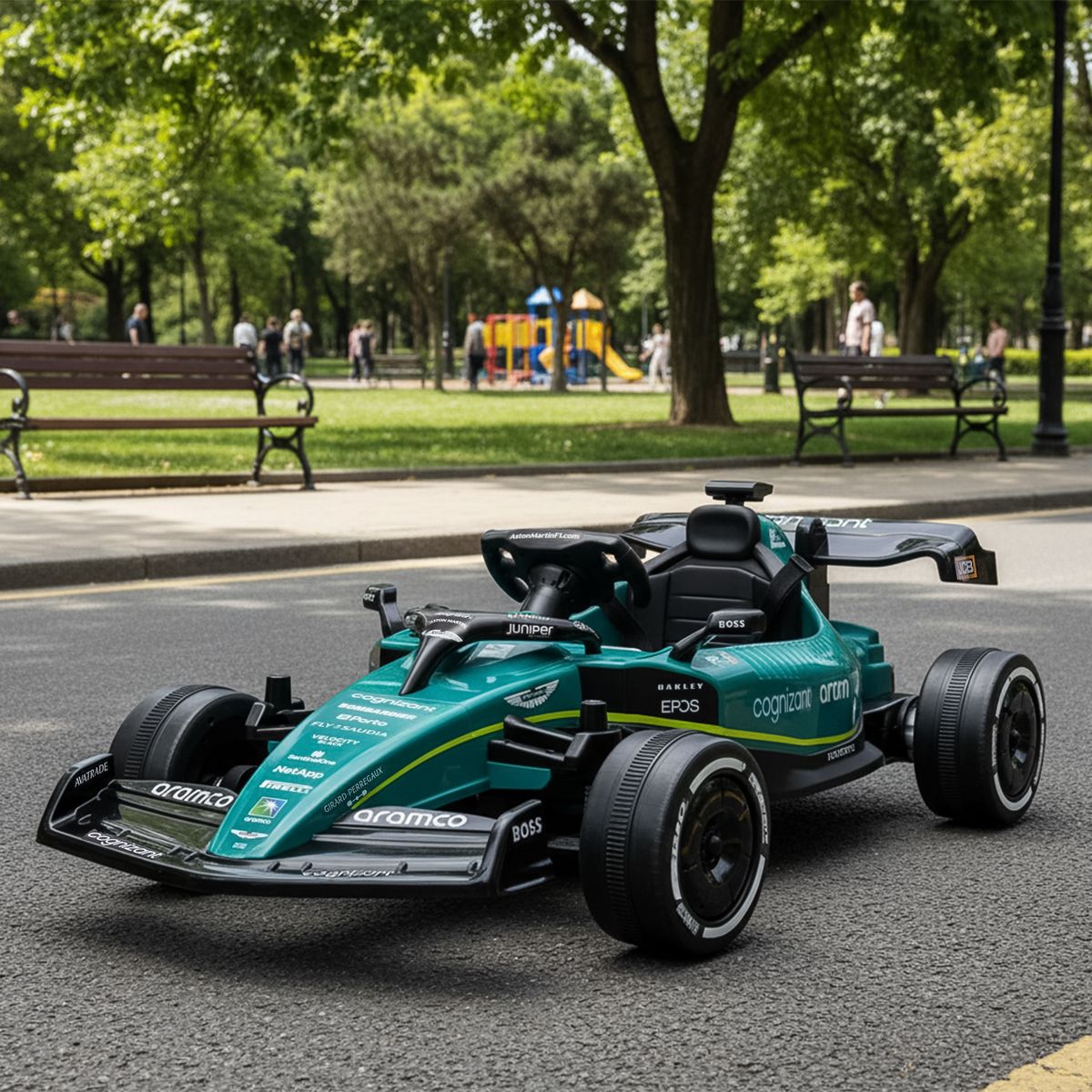 ASTON MARTIN - Auto Eléctrico Para Niños: Aston Martin F1 12V