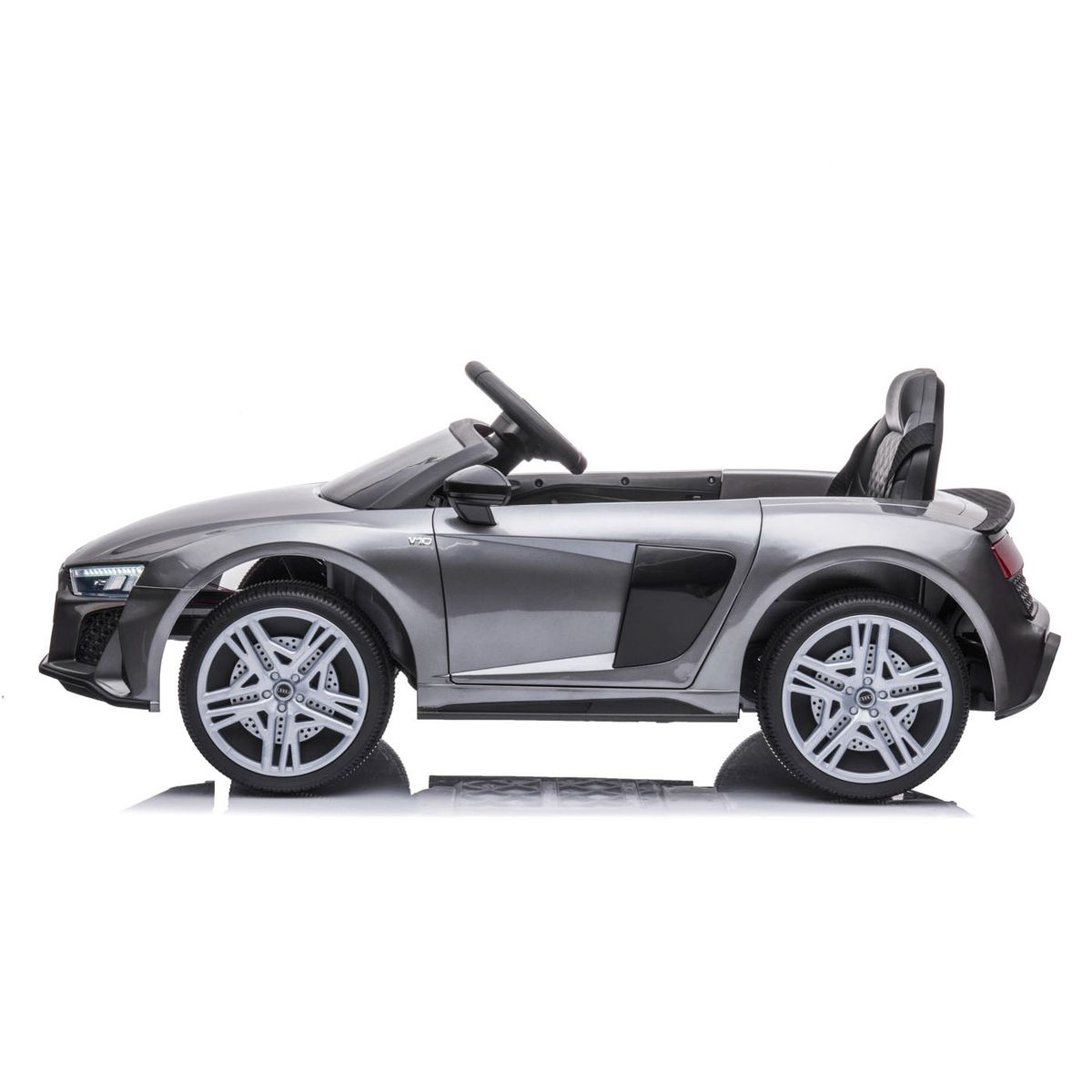 AUDI - Auto Eléctrico Para Niños: Audi R8 Spyder 6V Gris