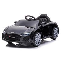 Auto Eléctrico Para Niños: R8 Spyder Negro