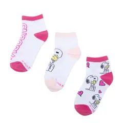 SNOOPY - Pack de 3 Calcetines Largos Mujer