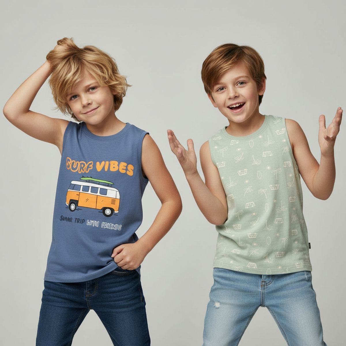 YAMP - Pack 2 Poleras Niño Algodón Yamp