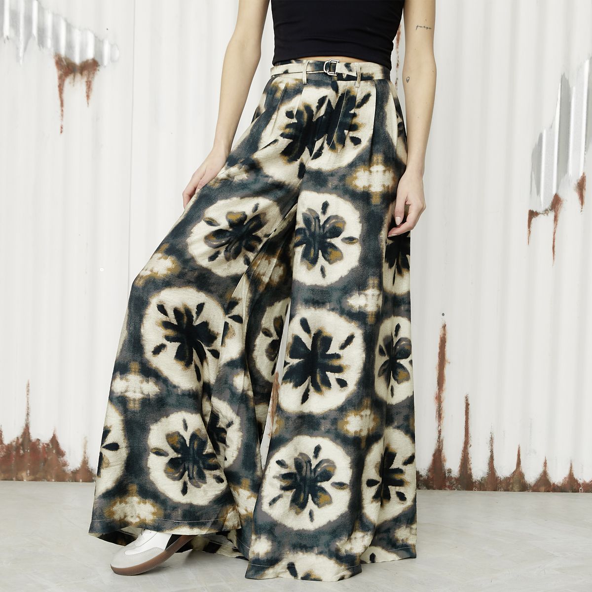 AMERICANINO - Pantalón Palazzo Mujer Americanino