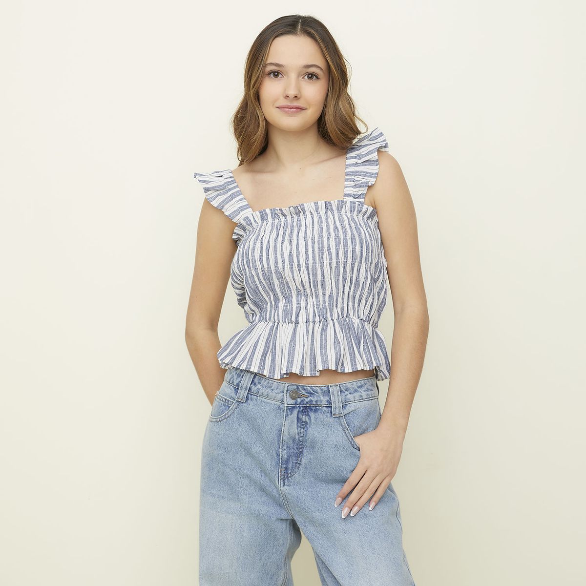 SYBILLA - Blusas Sin Manga Algodón Mujer Sybilla