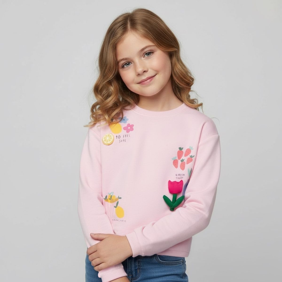 YAMP - Polerón Algodón Niña Yamp