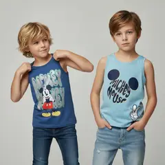 STD CHARACTERS - Pack 2 Poleras Niño Algodón Mickey Mouse