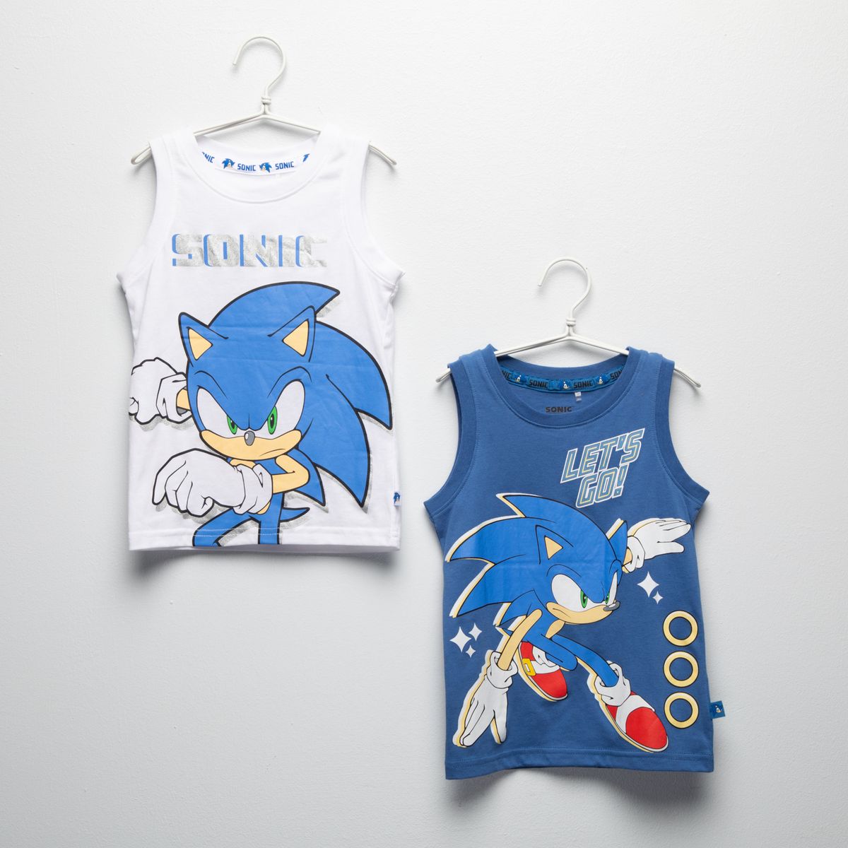 SONIC - Pack 2 Poleras Niño Algodón Sonic