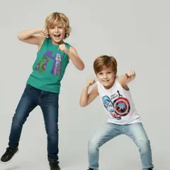 AVENGERS - Pack 2 Poleras Niño Algodón