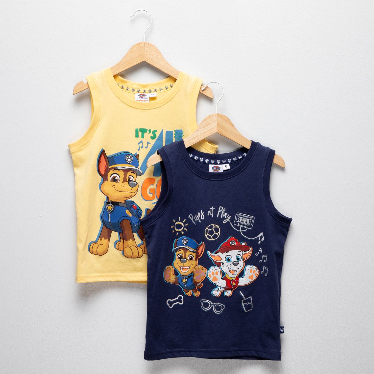 PAW PATROL - Pack 2 Poleras Niño Algodón Paw Patrol