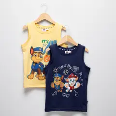PAW PATROL - Pack 2 Poleras Niño Algodón