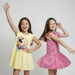 MINNIE - Pack 2 Vestidos Niña Algodón