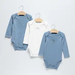 YAMP - Pack 3 Bodys Algodón Bebé Niño
