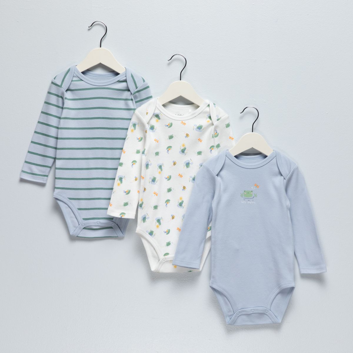 YAMP - Pack 3 Bodys Algodón Bebé Niño Yamp