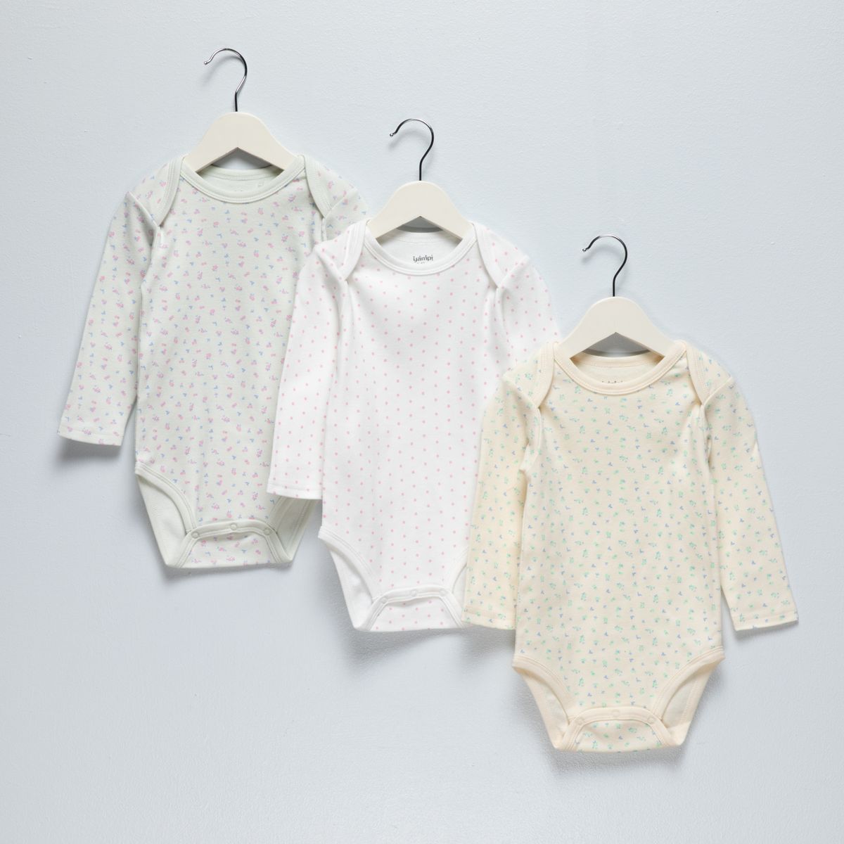 YAMP - Pack 3 Bodys Algodón Bebé Niña Yamp