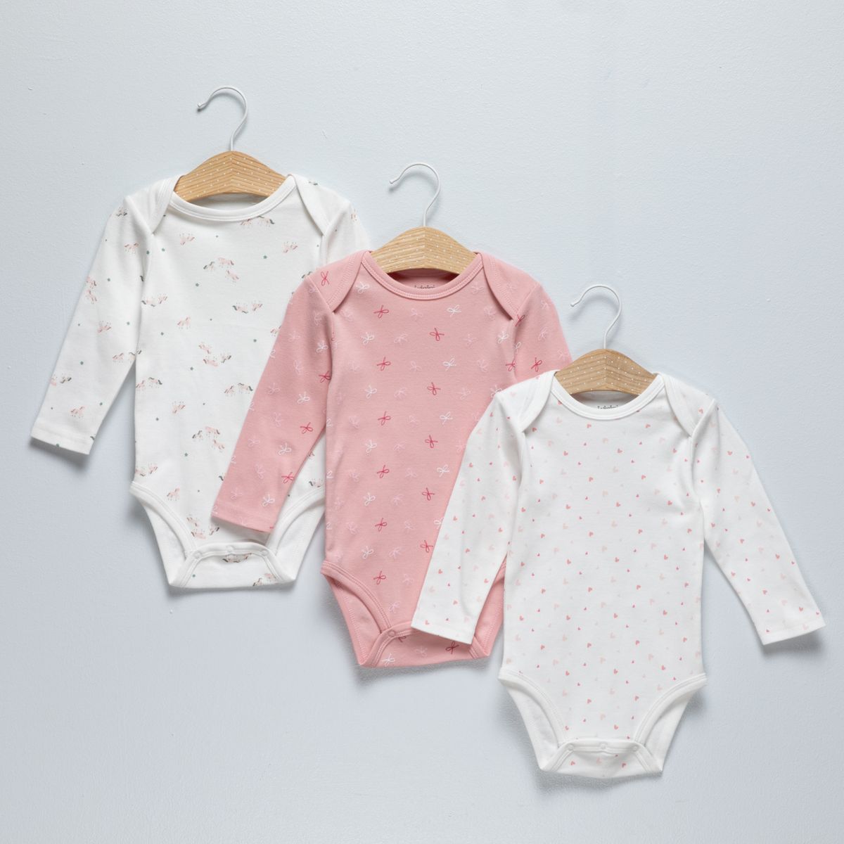 YAMP - Pack 3 Bodys Algodón Bebé Niña Yamp