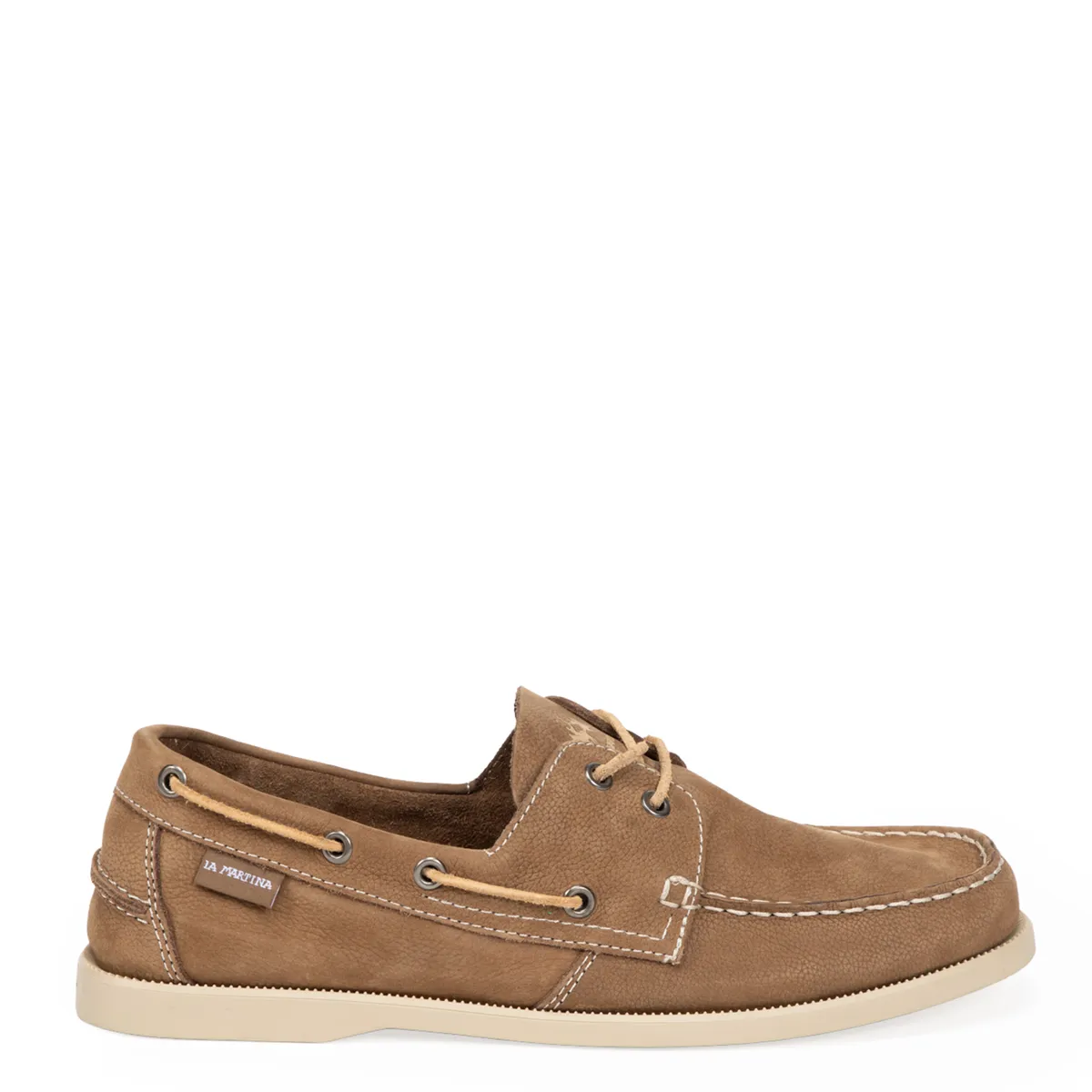 LA MARTINA - Mocasín Hombre Cuero Camel La Martina