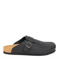 AMERICANINO - Sandalia Hombre Cuero Negro