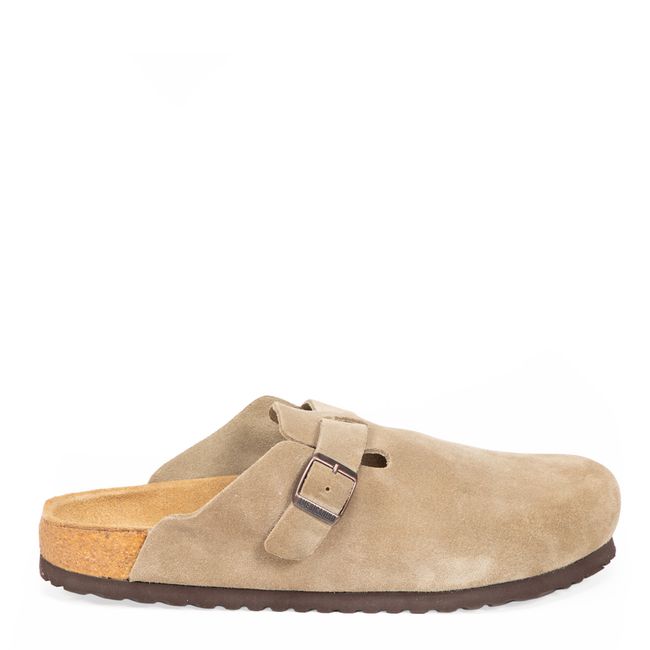 AMERICANINO - Sandalia Hombre Cuero Taupe Americanino