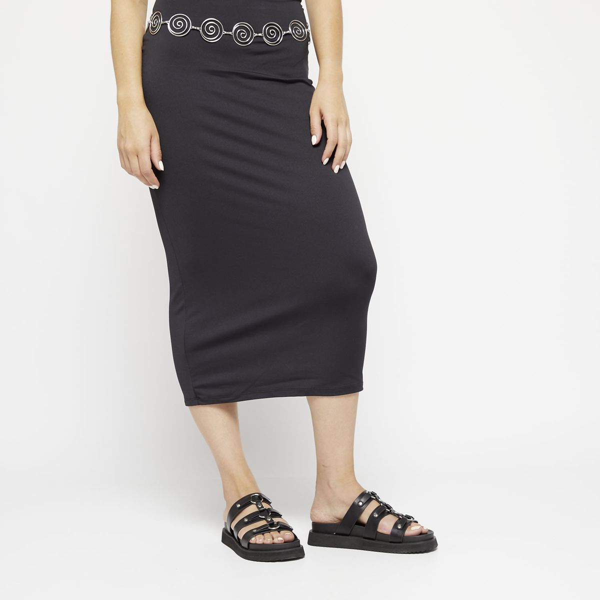 SYBILLA - Sandalia Mujer Negro Sybilla