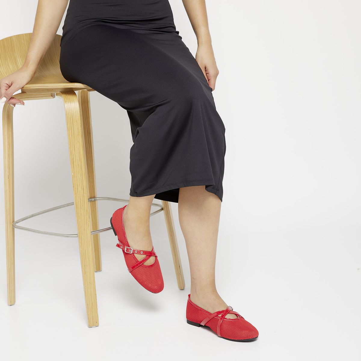 SYBILLA - Ballerina Mujer Rojo Sybilla