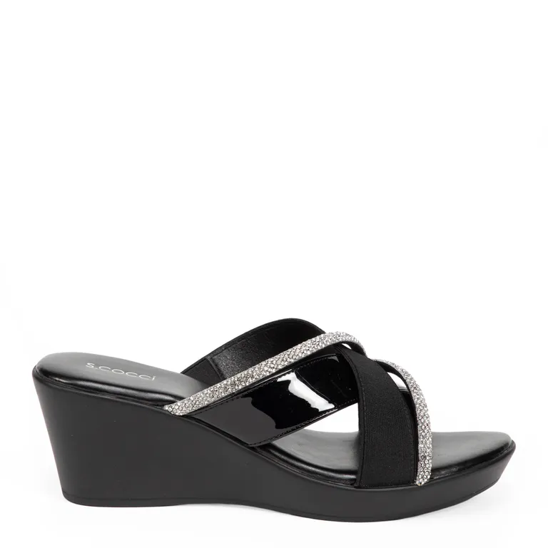 S COCCI Sandalia Mujer Negro