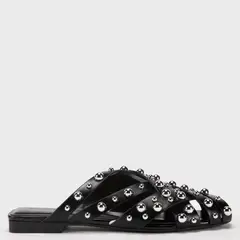 BASEMENT - Sandalia Mujer Negro