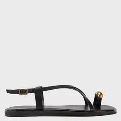 BASEMENT - Sandalia Mujer Negro