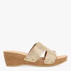 UNIVERSITY CLUB - Sandalia Mujer Dorado