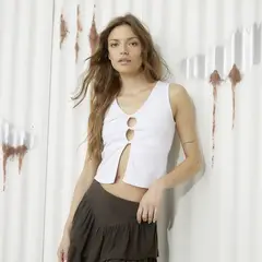 AMERICANINO - Peto Sin Mangas Algodón Mujer