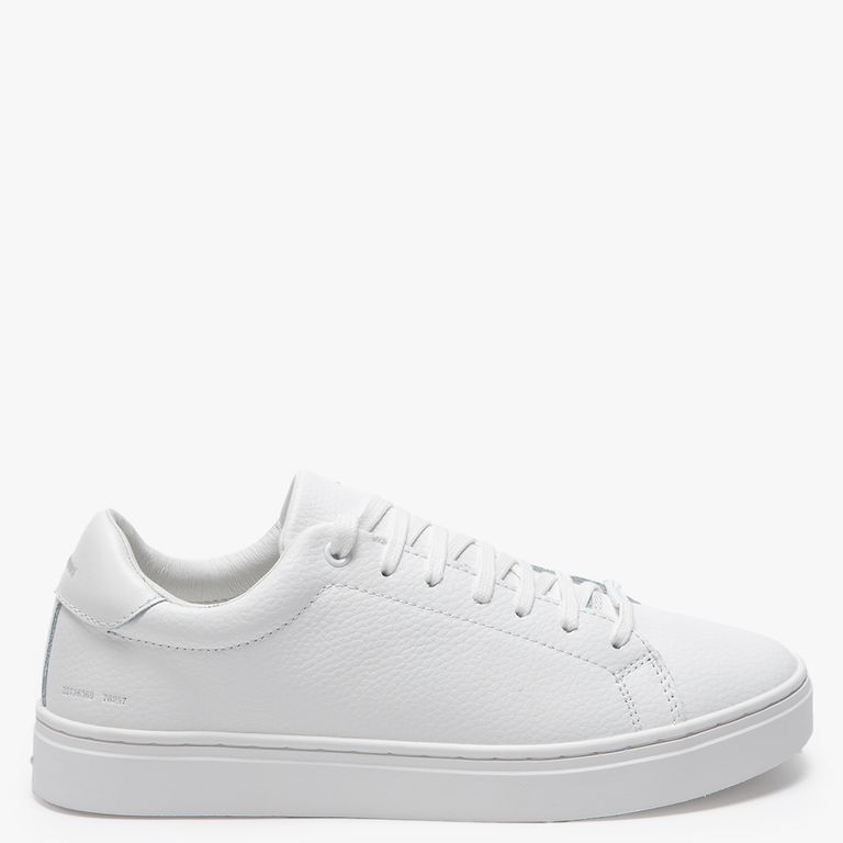 Zapatilla Urbana Mujer Cuero Blanco
