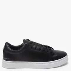 BASEMENT - Zapatilla Urbana Mujer Cuero Negro